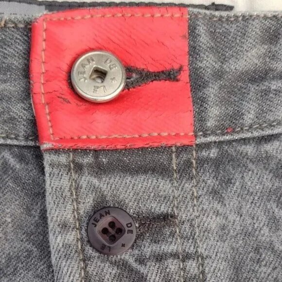 Vintage Marithe Francois Girbaud 90s Gray Jeans Knife Pocket Y2K Grunge 42x27 - Picture 7 of 11